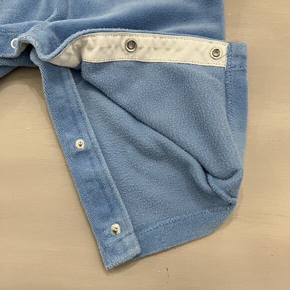 Vintage Healthtex Romper Velour Size 24 Months Duck Applique USA MCM Kids - Picture 6 of 13